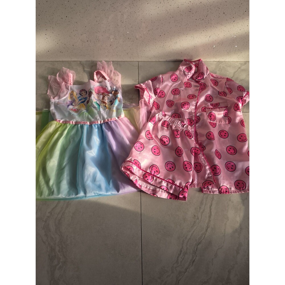 Two girls PJ's size 8